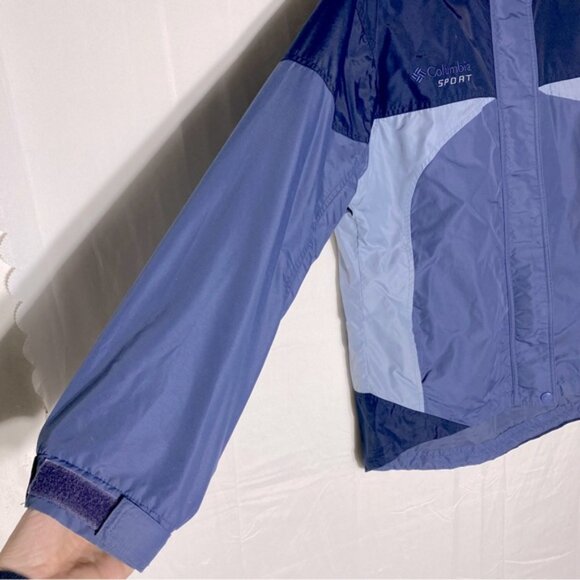 Columbia Blue Soft Shell Windbreaker Light Jacket Outerwear Activewear Jacket M - Picture 8 of 16